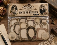 Vintage 1920s Picture Frames 40+ Paper Frame Ephemera Junk Journals picture