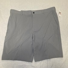 NWT IZOD Golf SportFlex Shorts Men's 42 Gray Straight Fit Stretch Performance picture