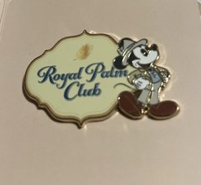 Rare Disney Mickey Mouse Royal Palm Club Single Pin - Grand Floridian Hotel picture