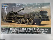 Trumpeter 01039 1/35 Russian KZKT-7428 Tank Transporter Plastic Model Kit New picture
