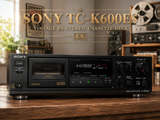 SONY TC-K600ES 🌈RaRe🌈 Vintage ES Stereo Cassette Deck picture