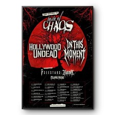 Taste of Chaos Tour Poster 2026 Hollywood Undead In This Moment Concert picture