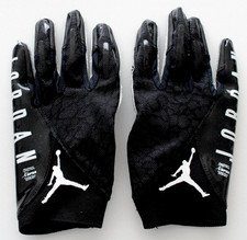 Nike Jordan Vapor Knit Football Gloves Men's Medium Black/White picture