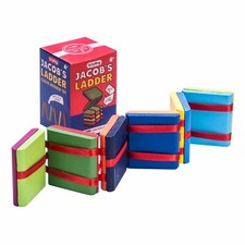 Schylling Colored Wooden Jacob's Ladder #JLB Classic Toy, Wood, Optical Illusion picture