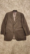 Brooks' Brothers Brown Yorkshire Tweed Wool/Cashmere Blazer 44R 1818 Madison picture
