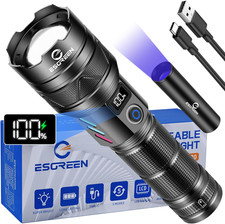 Rechargeable Flashlights 100000 High Lumens, Long Range 5000Ft, Super Bright LED picture