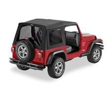 Bestop 55629-15 Supertop Classic Replacement Skin Black Denim For Jeep Wrangler picture