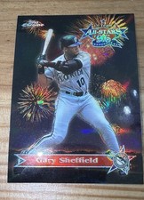 1997 Topps Chrome - All-Stars Gary Sheffield + Outfield #AS16 Refractor picture