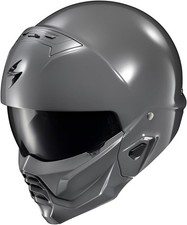 ScorpionEXO Covert 2 Open Face 3/4 Full Mode Motorcycle Helmet-CementGrey-XL-NEW picture