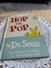 Hop On Pop Vintage 1963 By Dr. Seuss Book Club Edition Beginner Books Hardcover picture