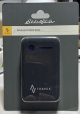 Eddie Bauer Travex Black 6600mAh Power Bank NEW For MP4/iPhone/iPad/Tablets picture