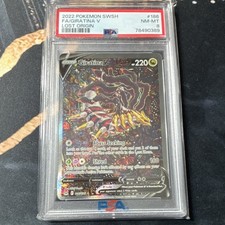 Giratina V 186/196 Lost Origin 2022 Alternate Full Art Holo English PSA 8 picture