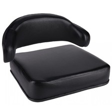 2 pc, Black Vinyl Cushion Set Fits Case-IH Tractor 3220 3230 385 395 4210 picture