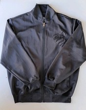 ROCAWEAR BLACK FULL ZIP EMBOSSED LOGO TRACK JACKET MEN'S SIZE XL picture