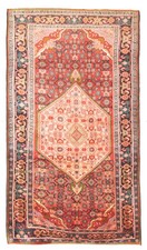 Traditional Vintage Hand-Knotted Area Rug 4'4