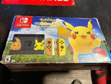 Nintendo Switch Console Let’s Go Pikachu + Poke Ball Plus Edition CIB picture