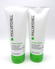 PAUL MITCHELL STRAIGHT WORKS SMOOTHING STYLER 6.8 OZ (Lot of 2) picture