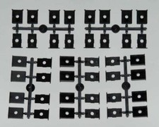 NEW Kadee Black Box Snap-Together Insulated Gear Boxes & Lids HO Universal (20) picture