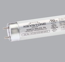 Keystone KT-LED10T8-48G- 840-E /G2 10W T8 Type C LED Tube, CCT 4000K, 0- 10V Dim picture