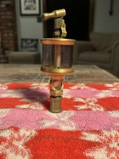 Vintage Lunkenheimer Sentinel No. 1-1/2, Pat. Date. 1899, Brass Engine Oiler picture