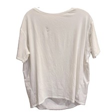 Lululemon Women's Back in Action Top White Short Sleeve Large picture