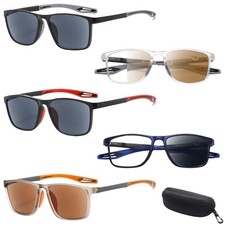 Photochromic Reading Glasses Anti Blue Light Readers Stylish Sports Eyeglasses picture
