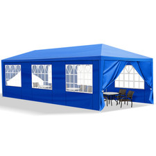 10x30ft Outdoor Party Tent Waterproof PE Canopy 8 Removable Sidewalls picture