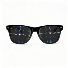 ULTIMATE Black Diffraction Glasses great for festival EDM light shows picture