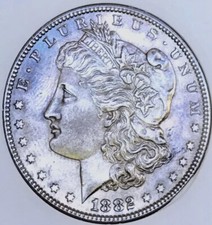 ⭐️1882 P MORGAN DOLLAR⭐️GEM BU+⭐️SEMI PROOF LIKE$$⭐️MEGA RARE⭐️SO NICE$⭐️ picture