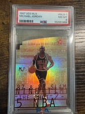1997-98 Upper Deck UD3 Michael Jordan #MJ3-1 MJ3 Die Cut PSA 8 Near Mint 📈🔥 picture
