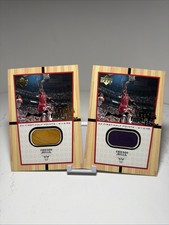 1999-00 Upper Deck Jumbo #FF5Michael Jordan Final Floor Game Lot 2 Cards picture