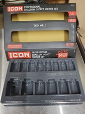 TRAY ONLY NO SOCKETS Icon Shallow impact socket set Tray 1/2” Drive Metric picture