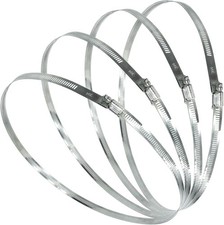 4 Pcs 27.5-Inch/700mm (Diameter) Large Hose Clamps Stainless Steel Pipe Clamp picture