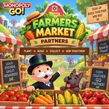 ✅Monopoly_Go💚FARMERS MARKET Partner - 1H-12H Max - Full carry Slot🔥Cheap picture