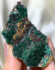 BEAUTIFUL AAA+ GRADE SPARKLING BOTROYIDAL MALACHITE PSUEDOMORPH NATURAL CRYSTAL picture