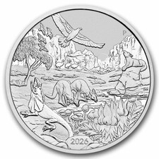 2026 Australia 1 oz Silver Wonders of Australia- The Outback BU picture