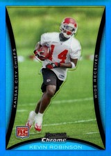 2008 Bowman Chrome * Kevin Robinson-Rookie *#BC54 * Refractor * 018/150 * Chiefs picture
