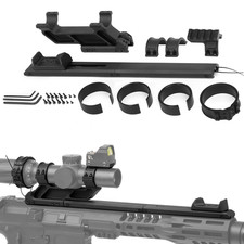 30mm/34mm Rifle Scope Mount Fast Zoom Quick Switch w/RMR Red Dot Top Mount picture