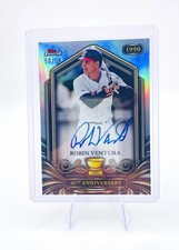 GREAT DEAL🚨2026 TOPPS FINEST ROBIN VENTURA ROOKIE CUP ANNIV REFRACTOR AUTO /50 picture