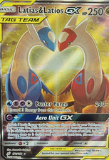 Pokemon Co Latias & Latios GX TAG TEAM Alt Full Art Holo CHASER picture