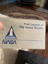 SPACE SHUTTLE 1st FIRST EVER LAUNCH NASA PASS BADGE TICKET 1981 STS-1 4/12/81 picture