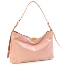 Furla Pre-Owned Sfera Wb01365 Pink Beige Leather Shoulder Bag For *Cpg8889 picture