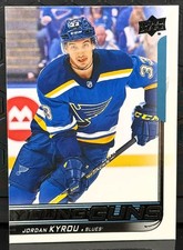 2018-19 Upper Deck Series 1 - Jordan Kyrou #241 - Young Guns RC picture