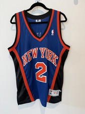 Authentic Larry Johnson New York Knicks Jersey 44 Large Starter picture