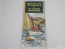 Wildlife in Alaska Vintage Brochure 1960's Map USDI BLM AK Dept of Fish & Game picture