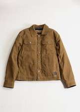 Iron & Resin Men's Waxed Canvas Mechanic Jacket Size S picture