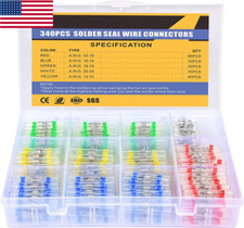 160/1000PCS Waterproof Solder Stick Seal Sleeve Heat Shrink Butt Wire Connectors picture