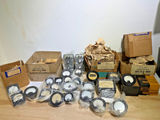 Vintage Lot | (25) Electrical Meters & Gauges | Steampunk | Various Brands AS-IS picture
