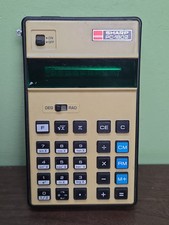 Vintage Sharp PC-1802 Scientific Calculator Compet Digital Rule Tested Works picture