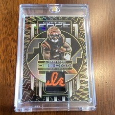 2023 Panini Obsidian - Cutting Edge Ja'Marr Chase Electric Etch Orange /10 picture